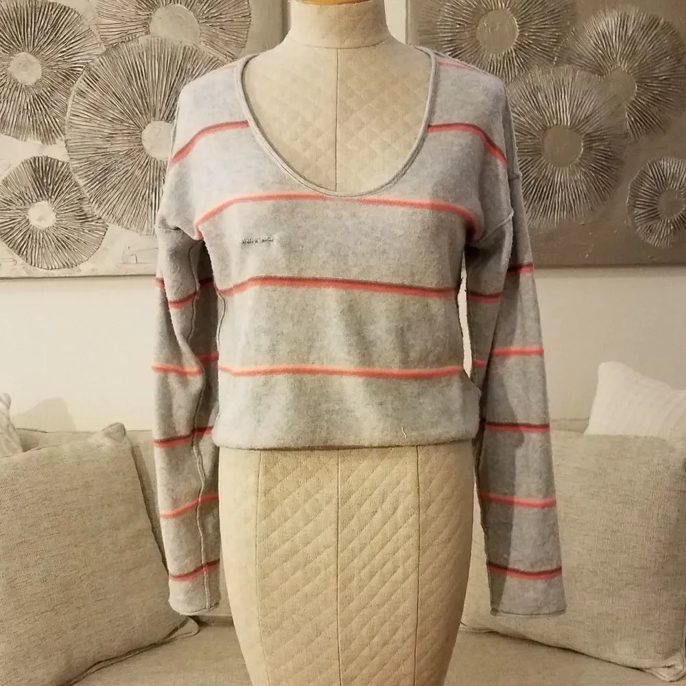Free People Make You Mine Stripe Sweater sz XS